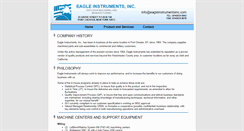 Desktop Screenshot of eagleinstrumentsinc.com