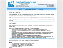Tablet Screenshot of eagleinstrumentsinc.com